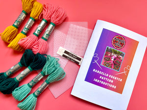 Bargello Coaster Embroidery Kit