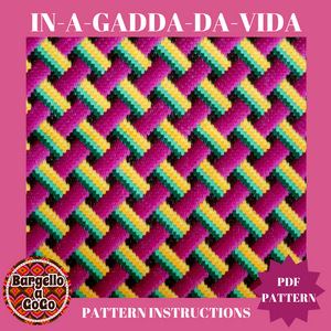 In-A-Gadda-Da-Vida Embroidery PDF Pattern