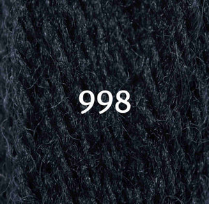 Appletons Tapestry Wool - Greys/Blue-Black/Black