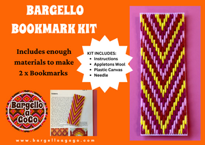 Bargello Embroidered Bookmark Kit