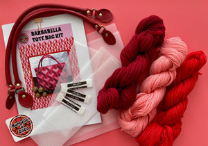 Barbarella Tote Bag Bargello Embroidery Kit