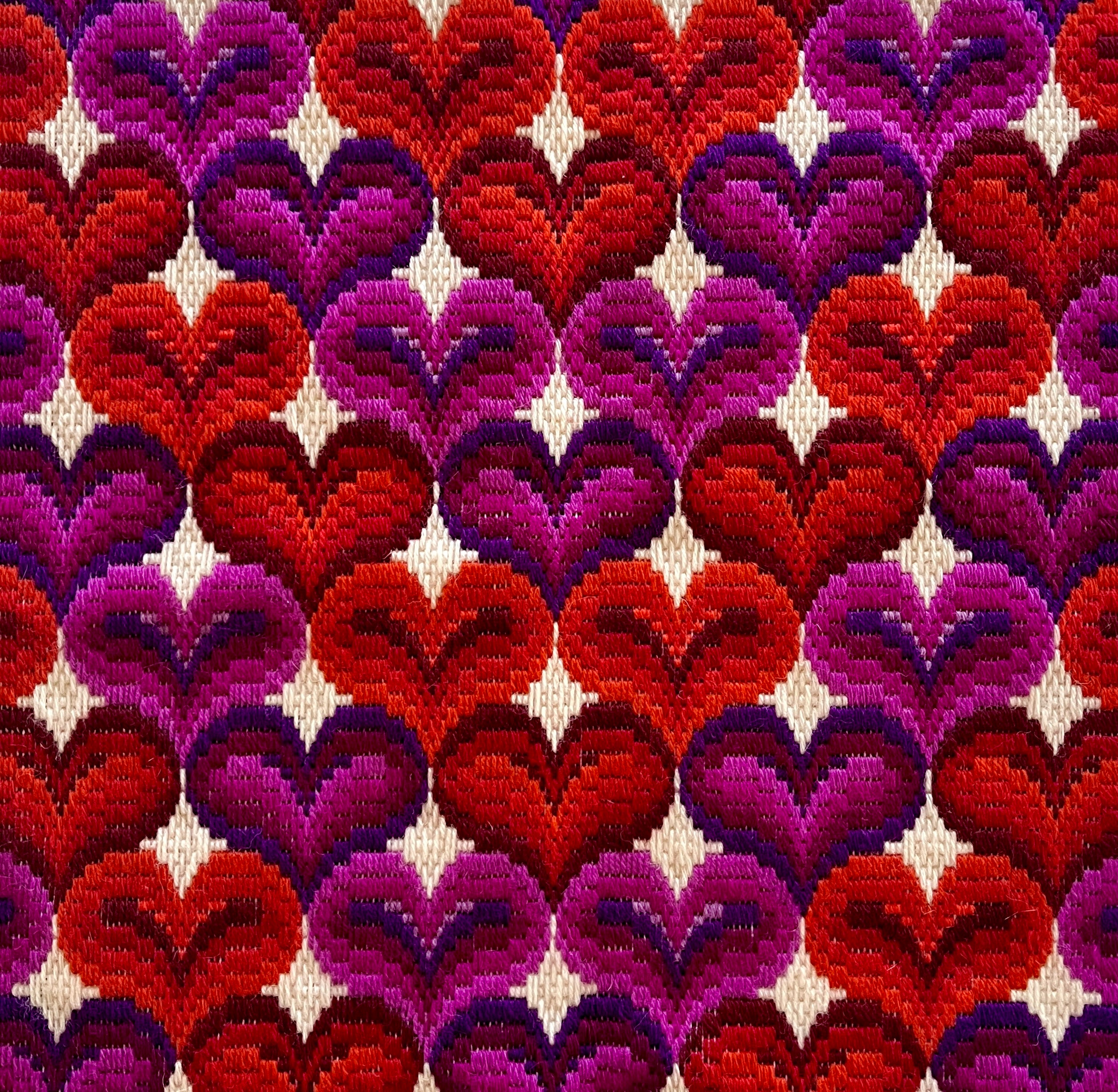 Groove is in the Heart Bargello Canvas Kit