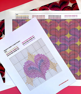 Groove is in the Heart Bargello Canvas Kit