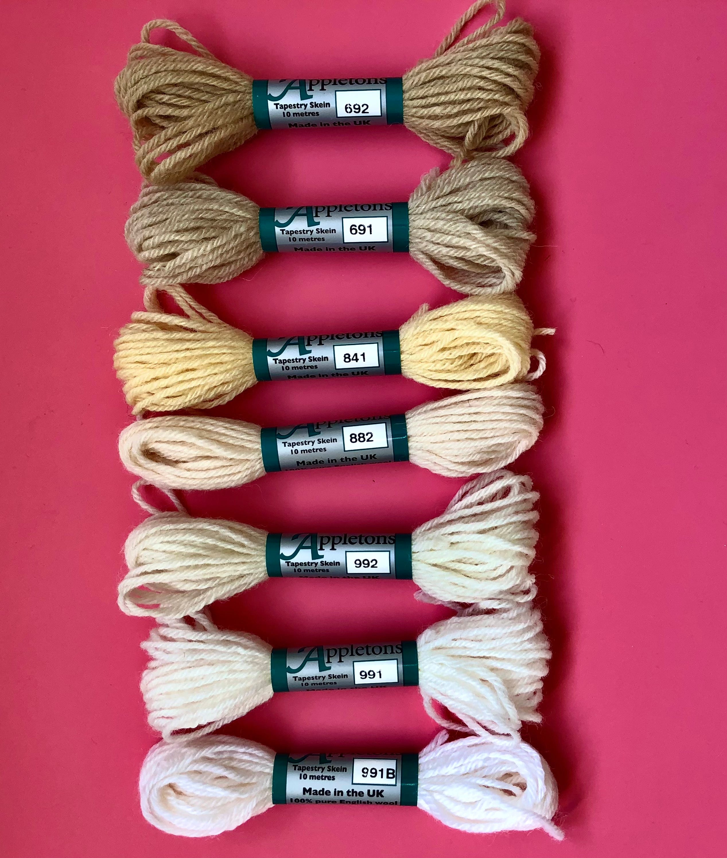 Appletons Tapestry Wool - Neutrals/Whites
