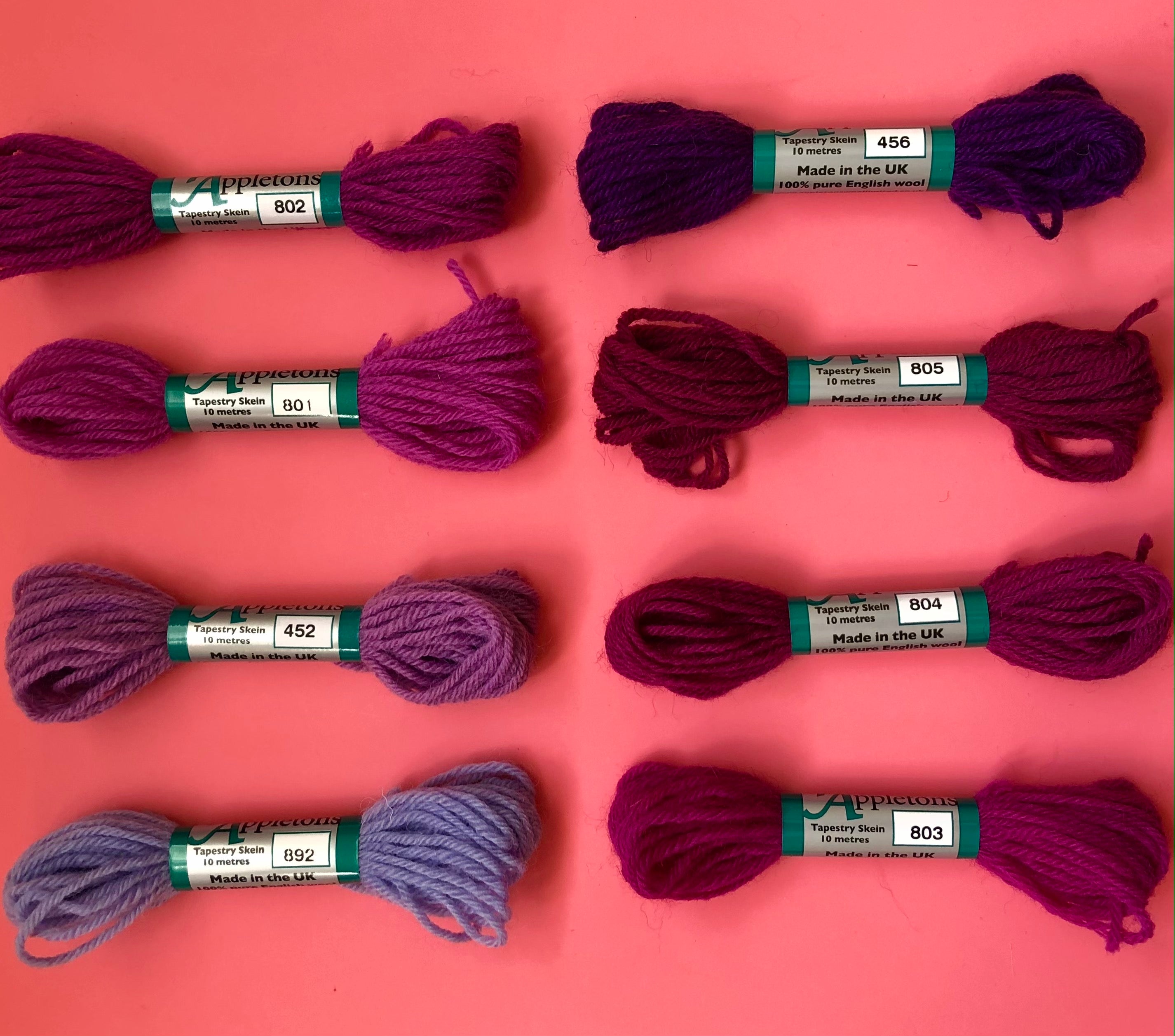 Appletons Tapestry Wool - Purples