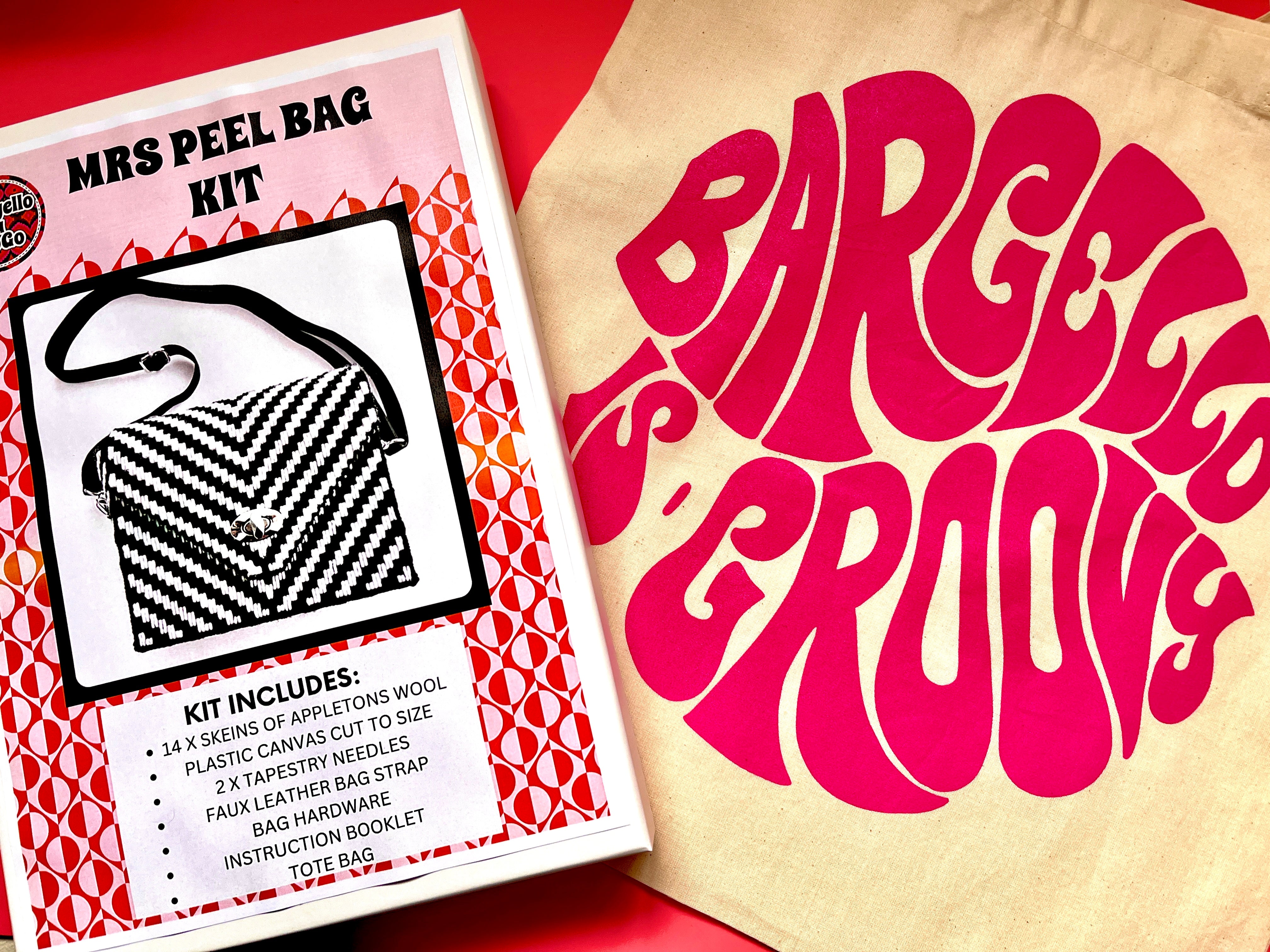 Mrs Peel Bag Bargello Embroidery Kit