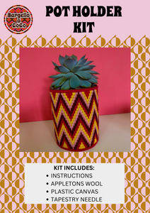 Bargello Pot Holder Kit